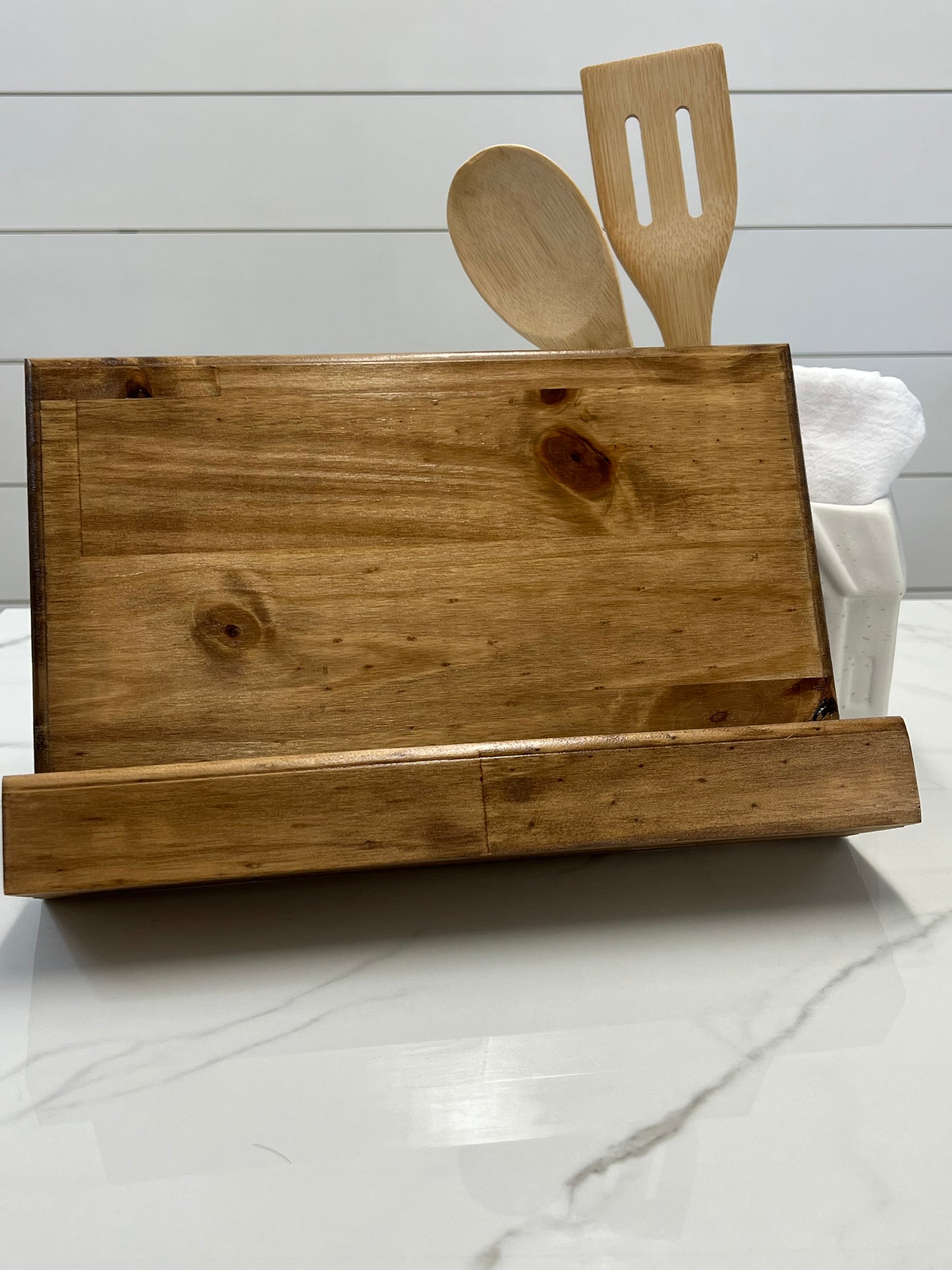 Handcrafted Cookbook/ Tablet Stand