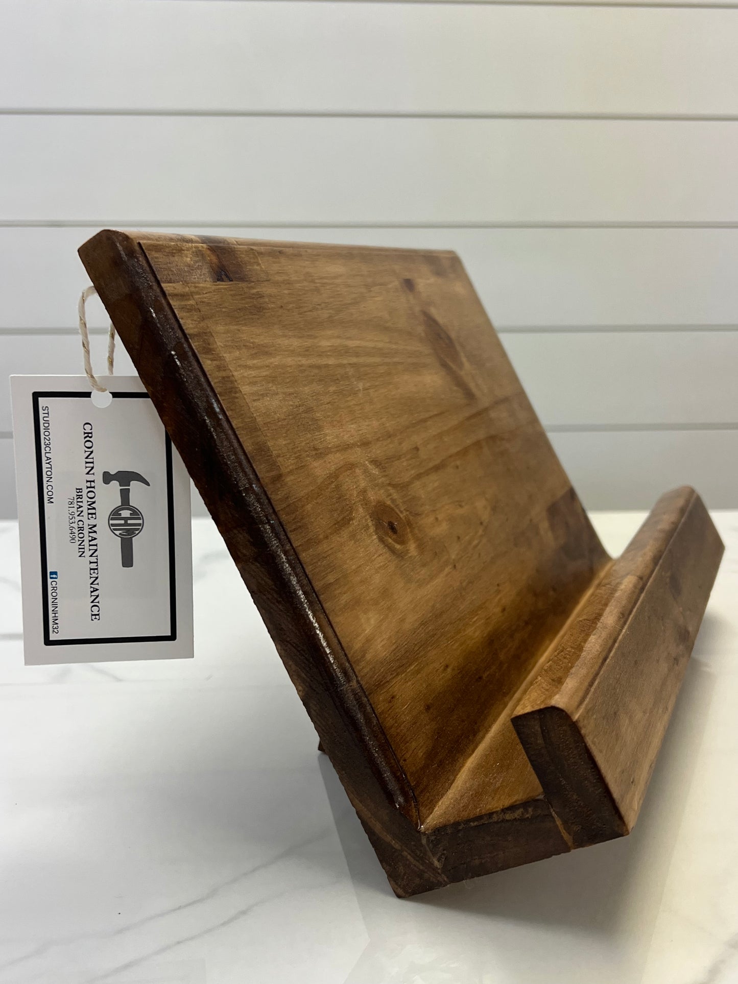 Handcrafted Cookbook/ Tablet Stand