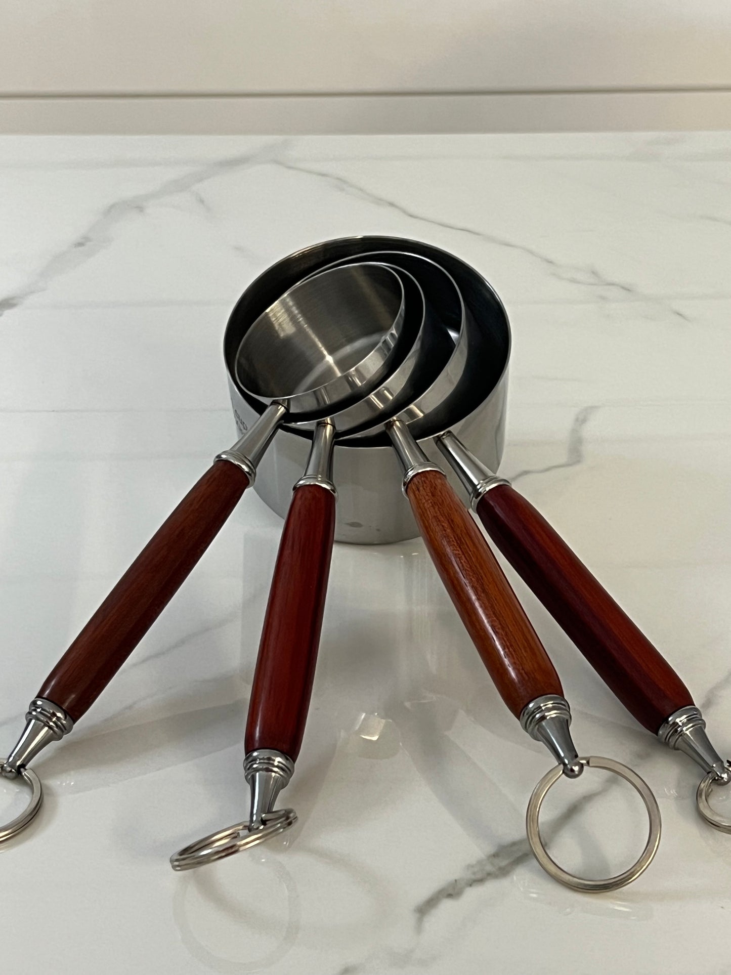 Hand Turned Measuring Cup Set