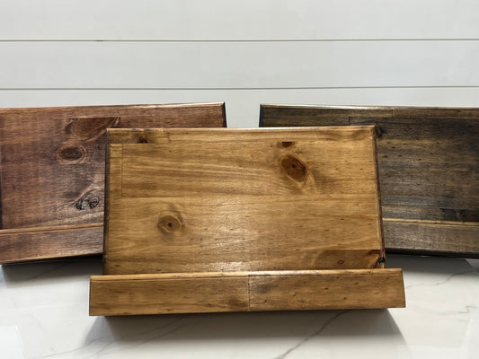 Handcrafted Cookbook/ Tablet Stand