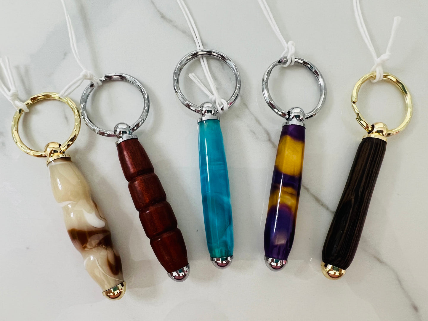 Hand Turned Keychains