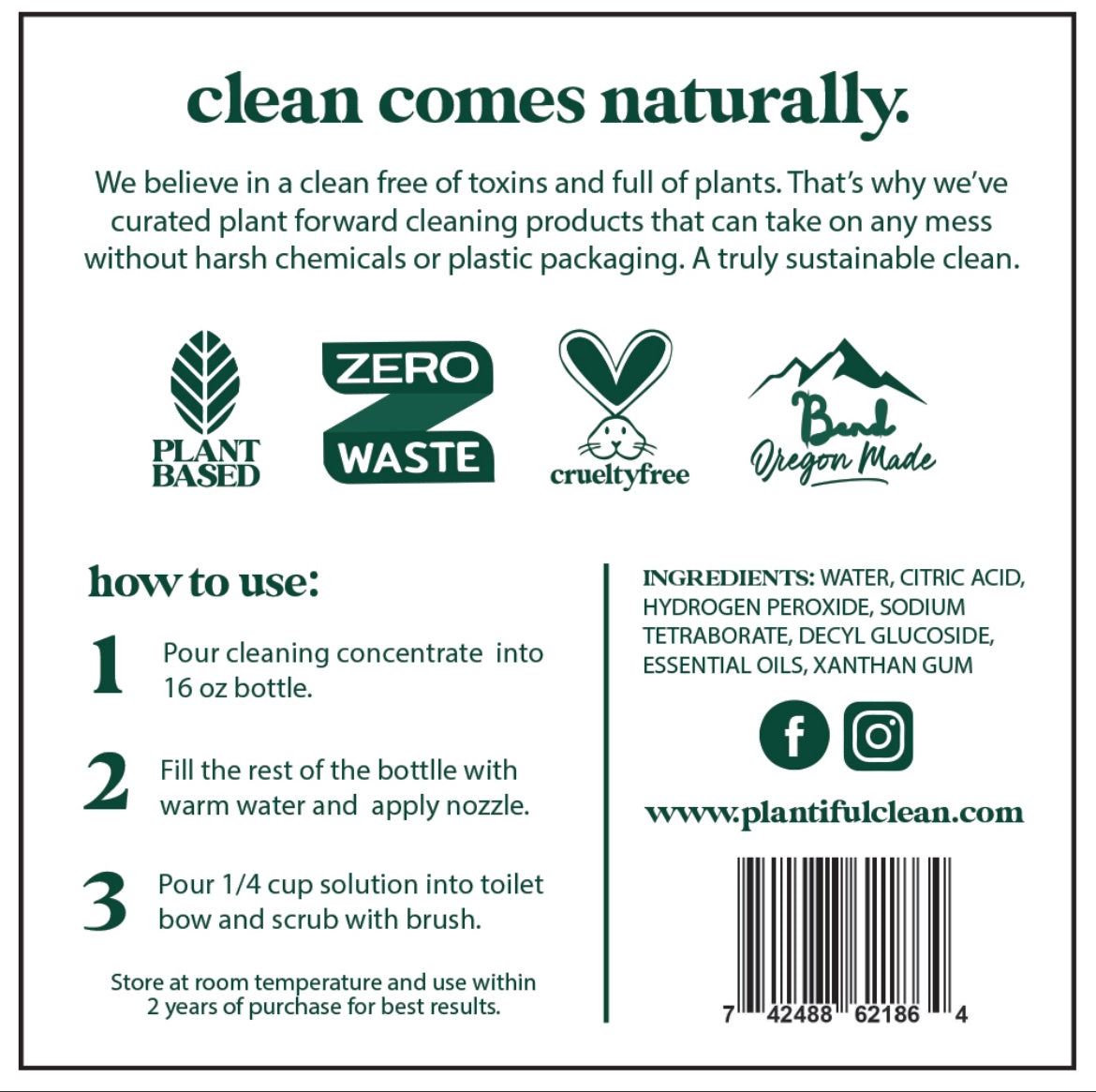 Antibac Toilet Cleaner Concentrate Refill