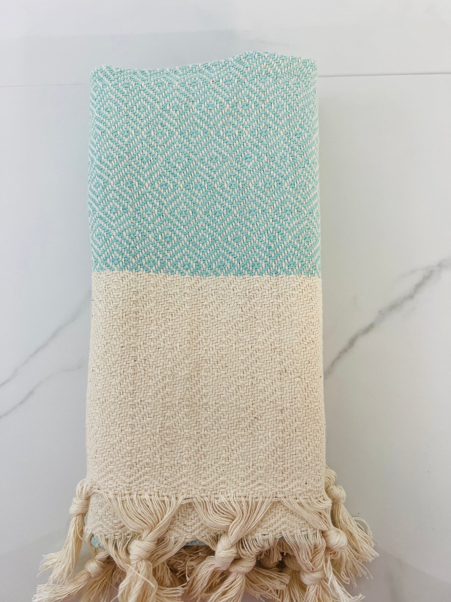 Turkish Cotton Kitchen/Hand Towels- Diamond 40X18”