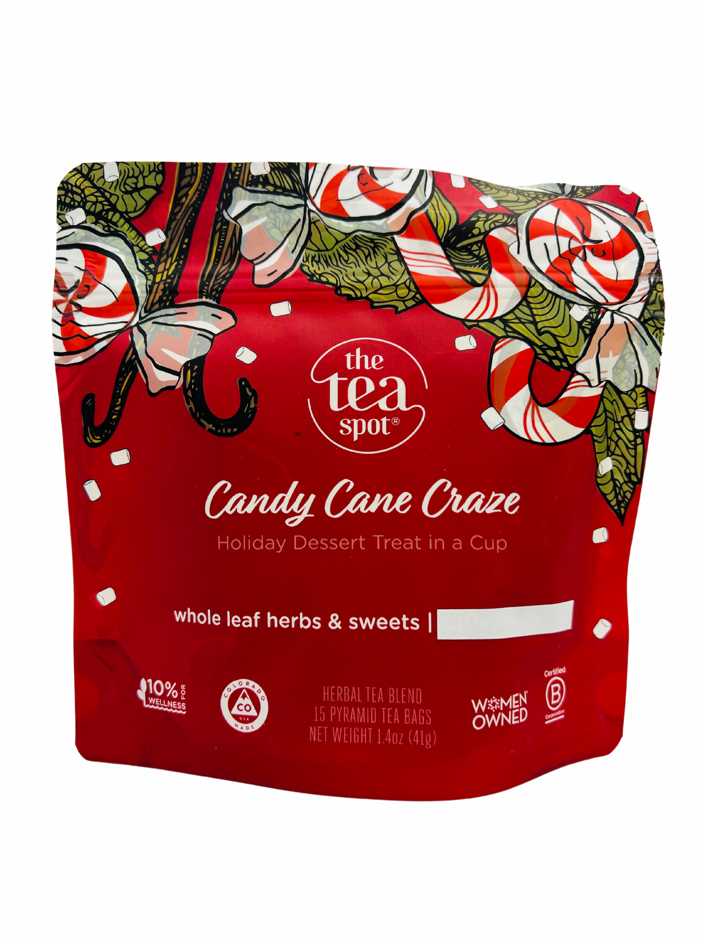 Candy Cane Craze, Holiday Dessert Tea