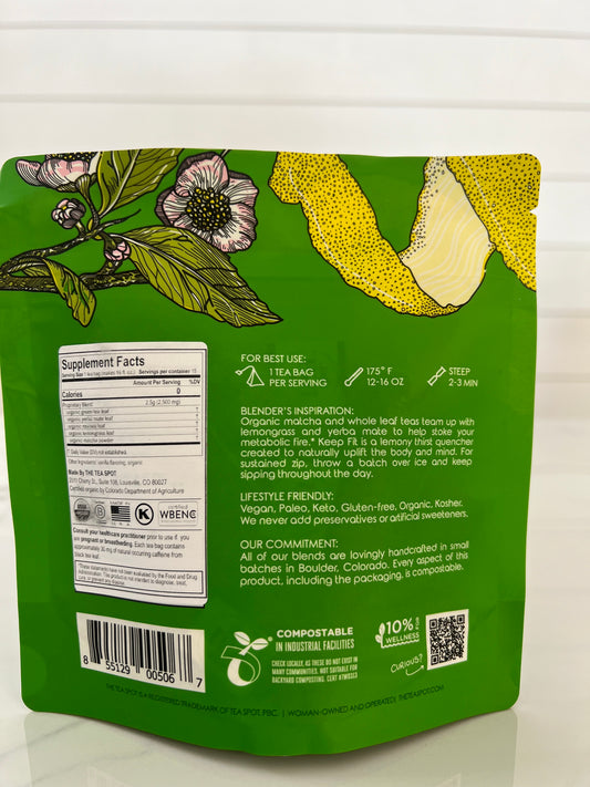 Keep Fit, Organic Green Tea