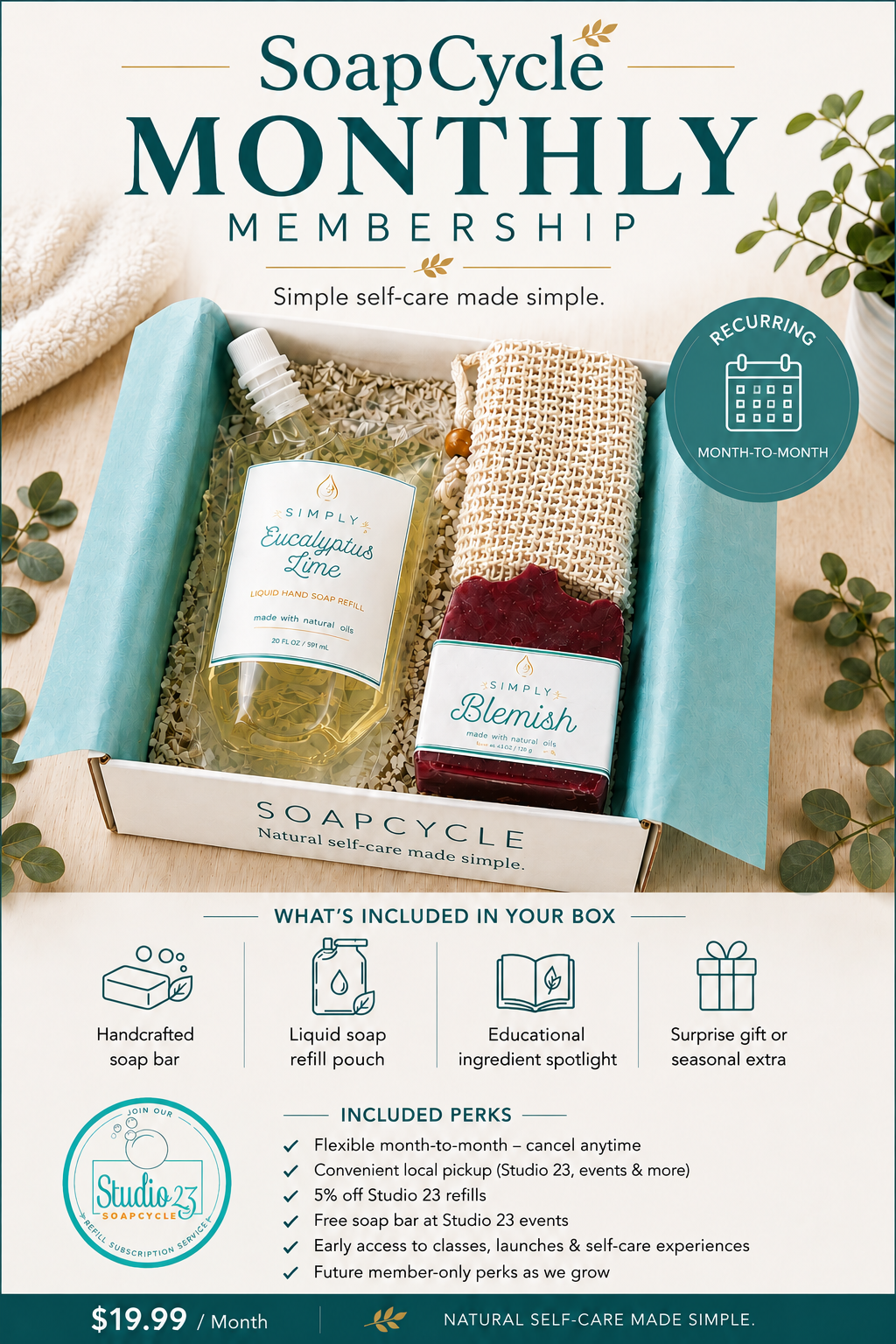 SoapCycle - Monthly Membership