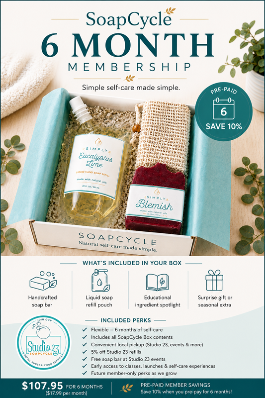 SoapCycle - 6 Month Membership