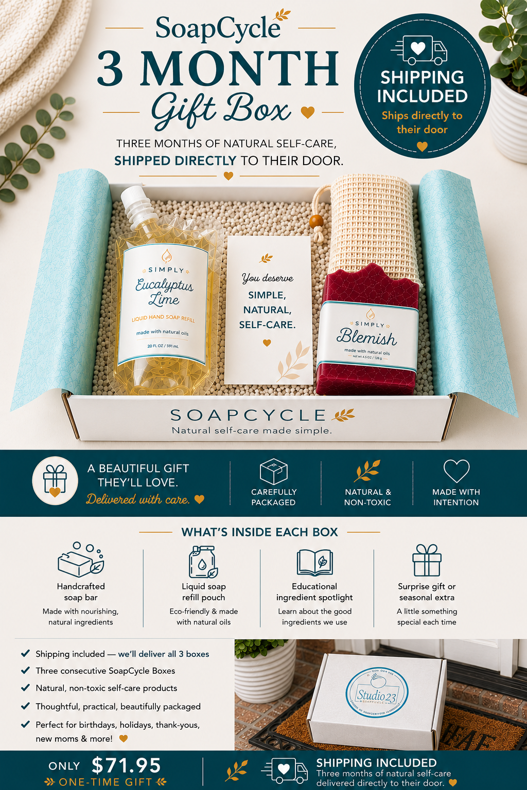 SoapCycle - 3 Month Gift Box