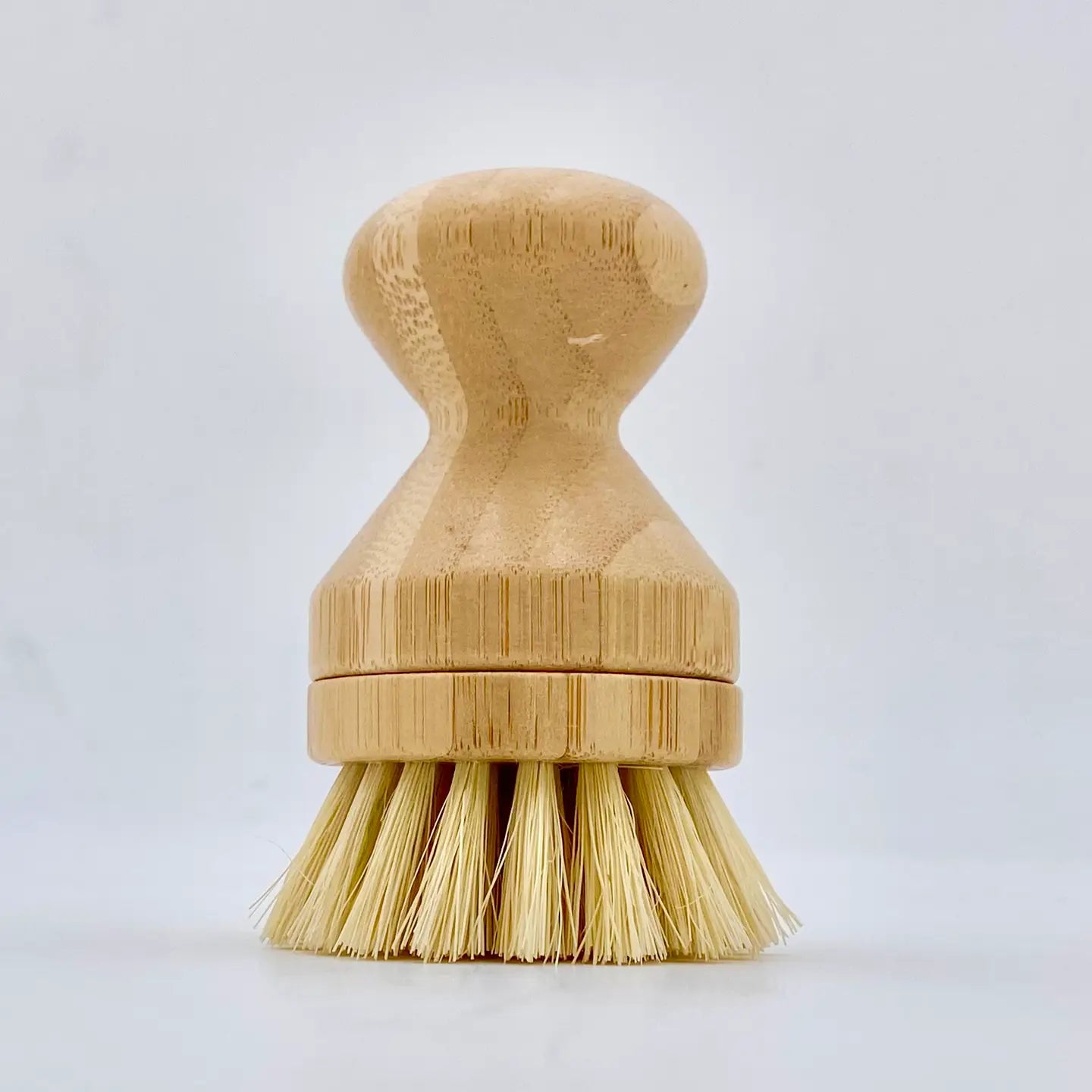 Bamboo Soft Bristle Pot Scrubber with Replaceable Head