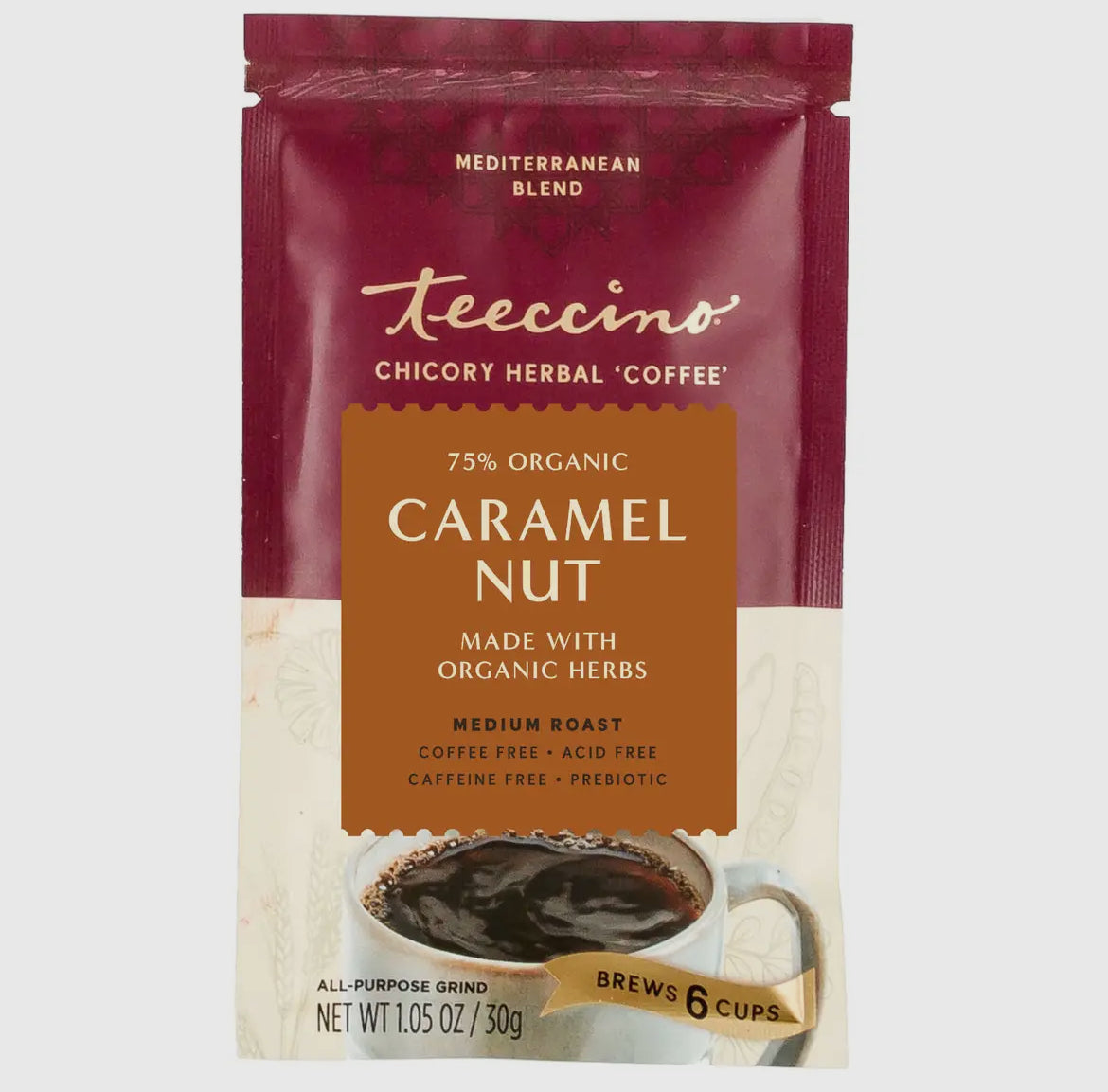 CARAMEL NUT Chicory Herbal ‘Coffee’