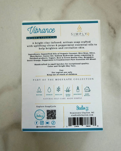 Vibrance Natural Artisan Bar Soap – 4 oz