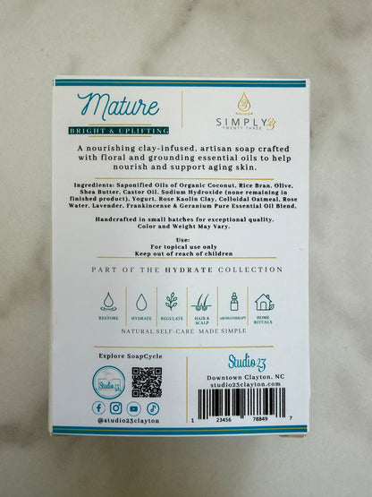 Mature Natural Artisan Bar Soap – 4 oz