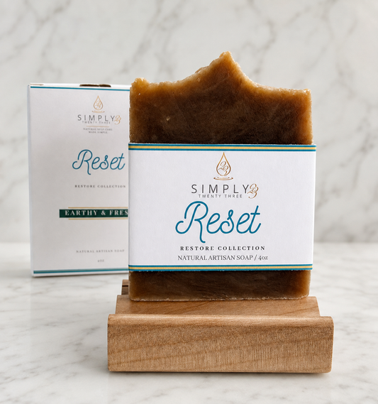 Reset Natural Artisan Bar Soap- 4 oz