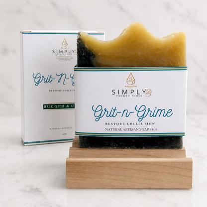Grit-n-Grime Natural Artisan Bar Soap – 4 oz