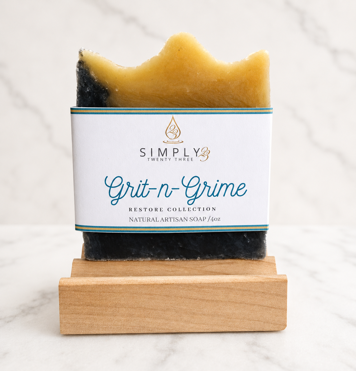 Grit-n-Grime Natural Artisan Bar Soap – 4 oz
