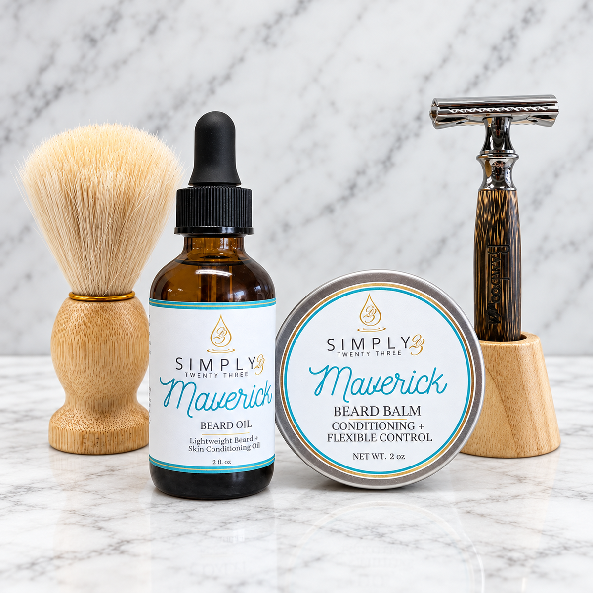 Natural Bristle Shave Brush