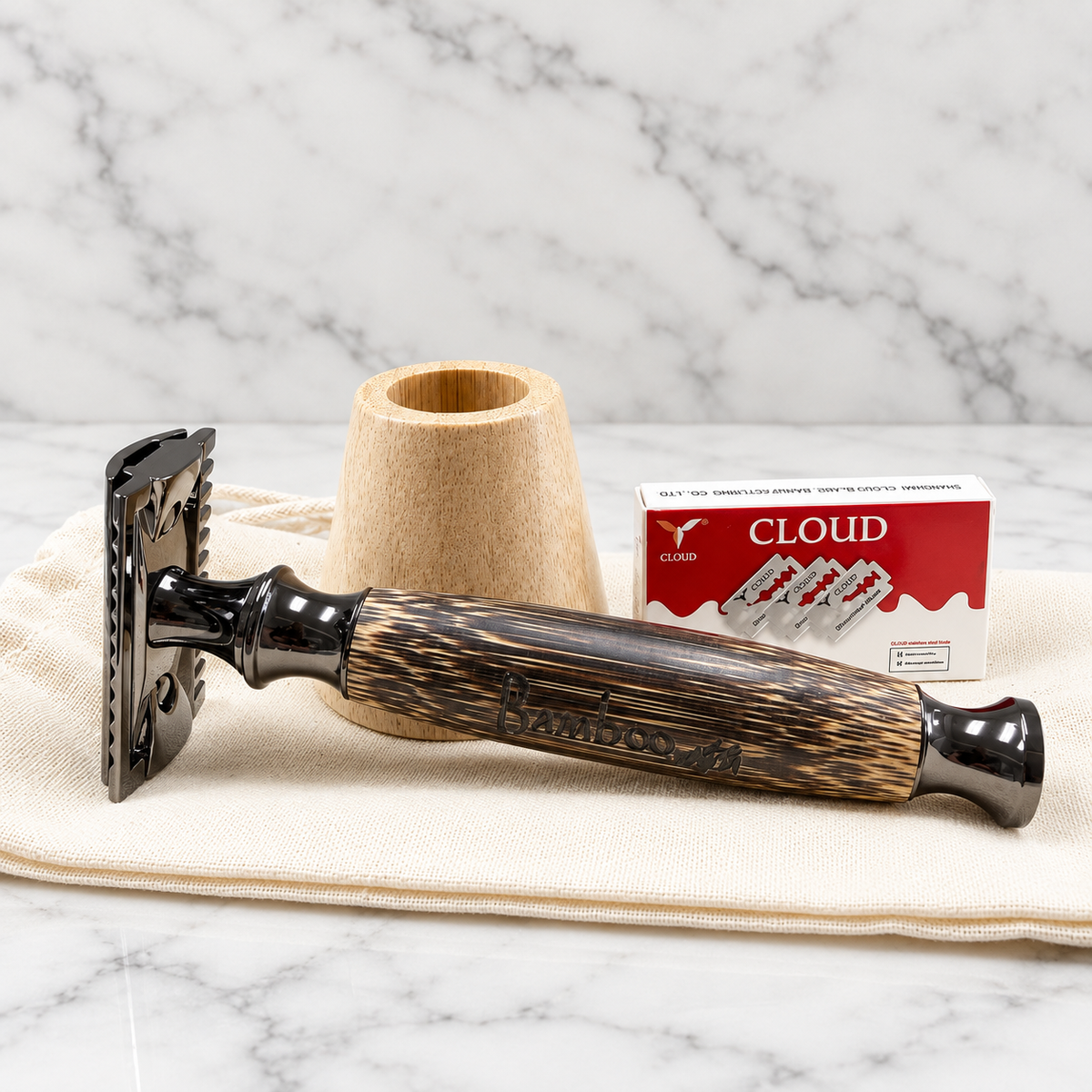 Stainless Steel Safety Razor Set