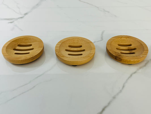 Wooden Soap Dish- Round